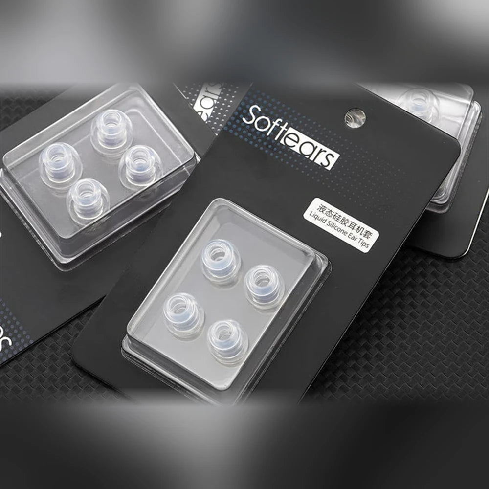 Softears UC ultra clear eartips on their packaging cards