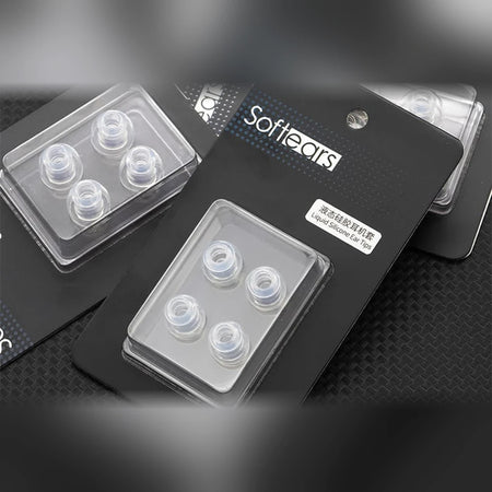 Softears UC ultra clear eartips on their packaging cards
