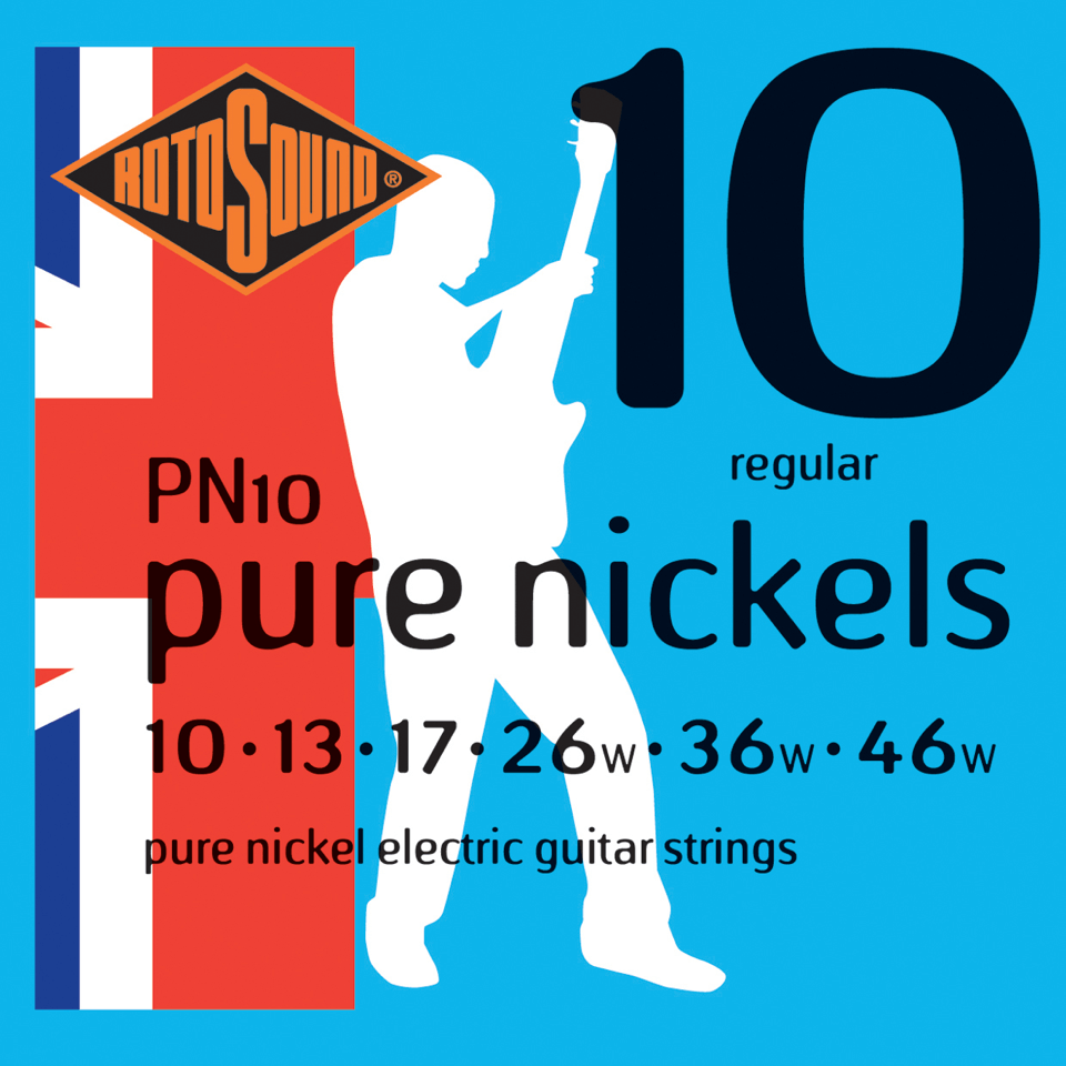 Rotosound Music Strings- Pure Nickels Electric Guitar Strings