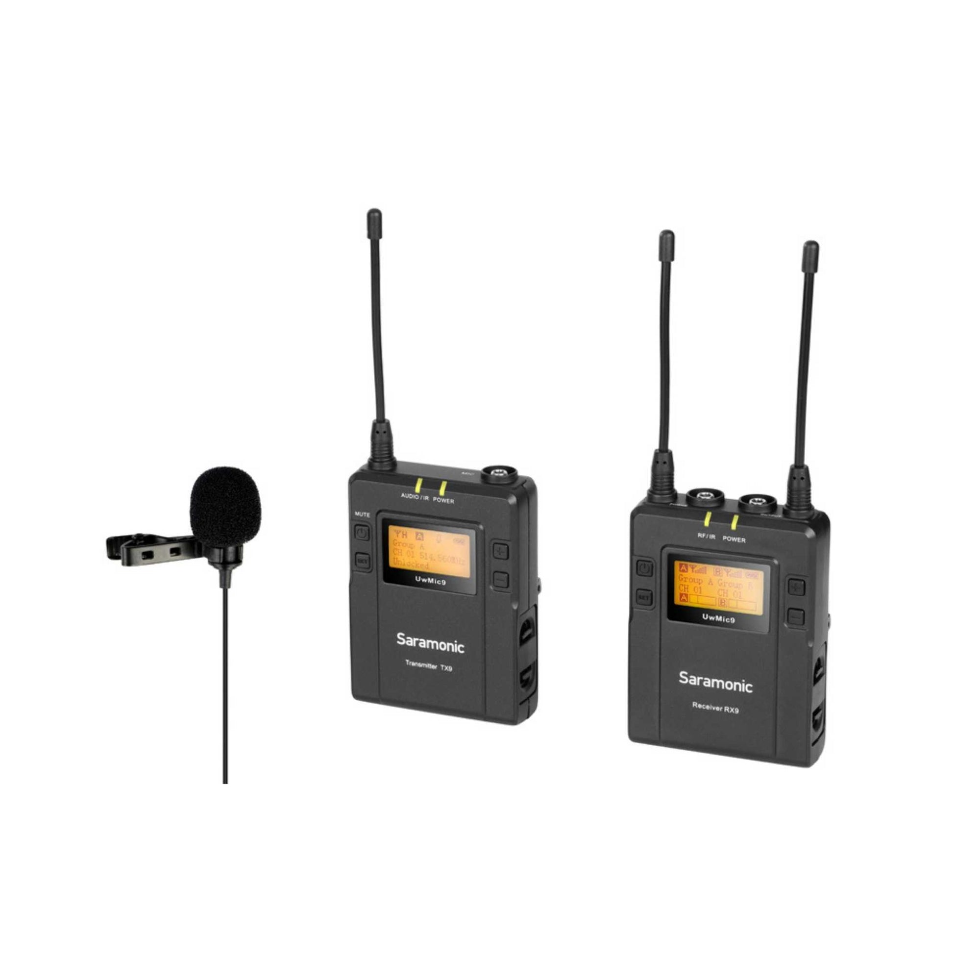 Saramonic UwMic9 Kit1 UHF Wireless Lavalier Microphone System