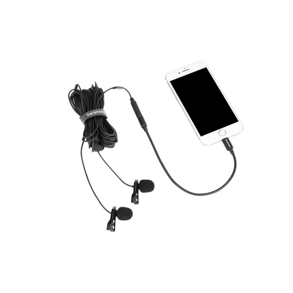 Saramonic LavMicro U1C Dual head clip-on microphone
