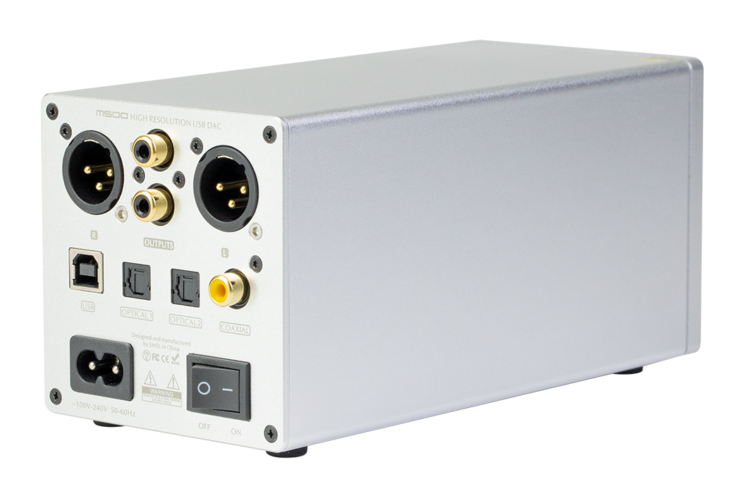 S.M.S.L M500 DAC Headphone Amp Supports MQA decoding ES9038PRO D/A chip USB Uses XMOS XU-216 with Remote Control