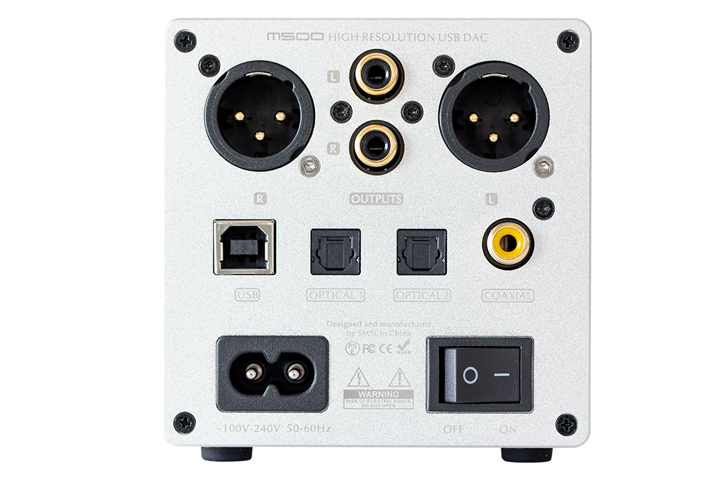 S.M.S.L M500 DAC Headphone Amp Supports MQA decoding ES9038PRO D/A chip USB Uses XMOS XU-216 with Remote Control