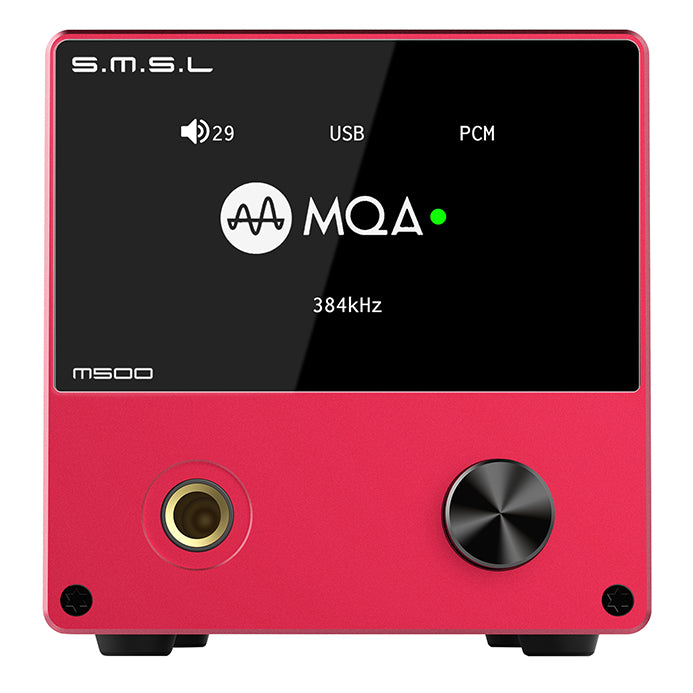 S.M.S.L M500 DAC Headphone Amp Supports MQA decoding ES9038PRO D/A chip USB Uses XMOS XU-216 with Remote Control