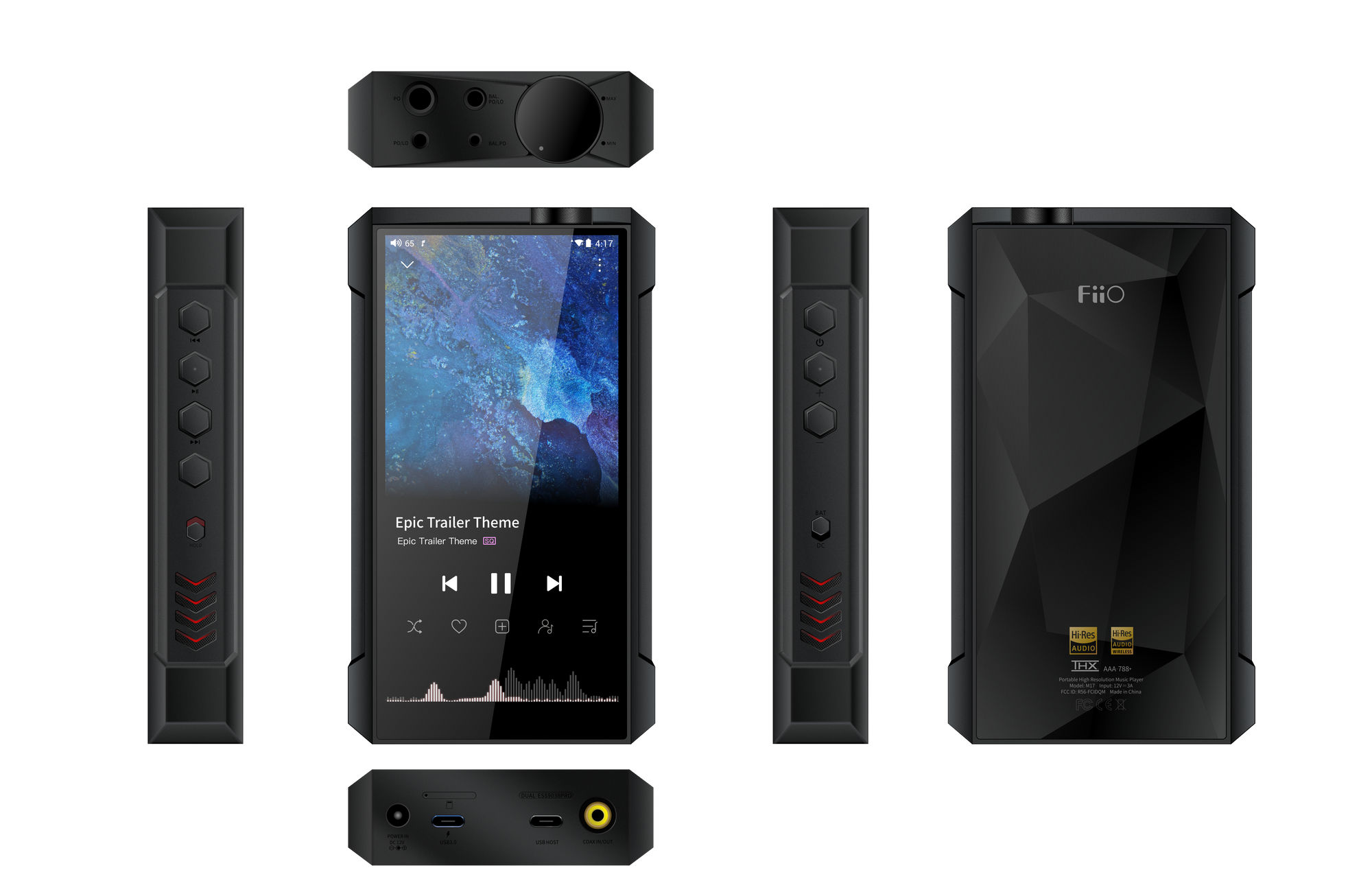FiiO M17 Portable Music Player - Gears For Ears