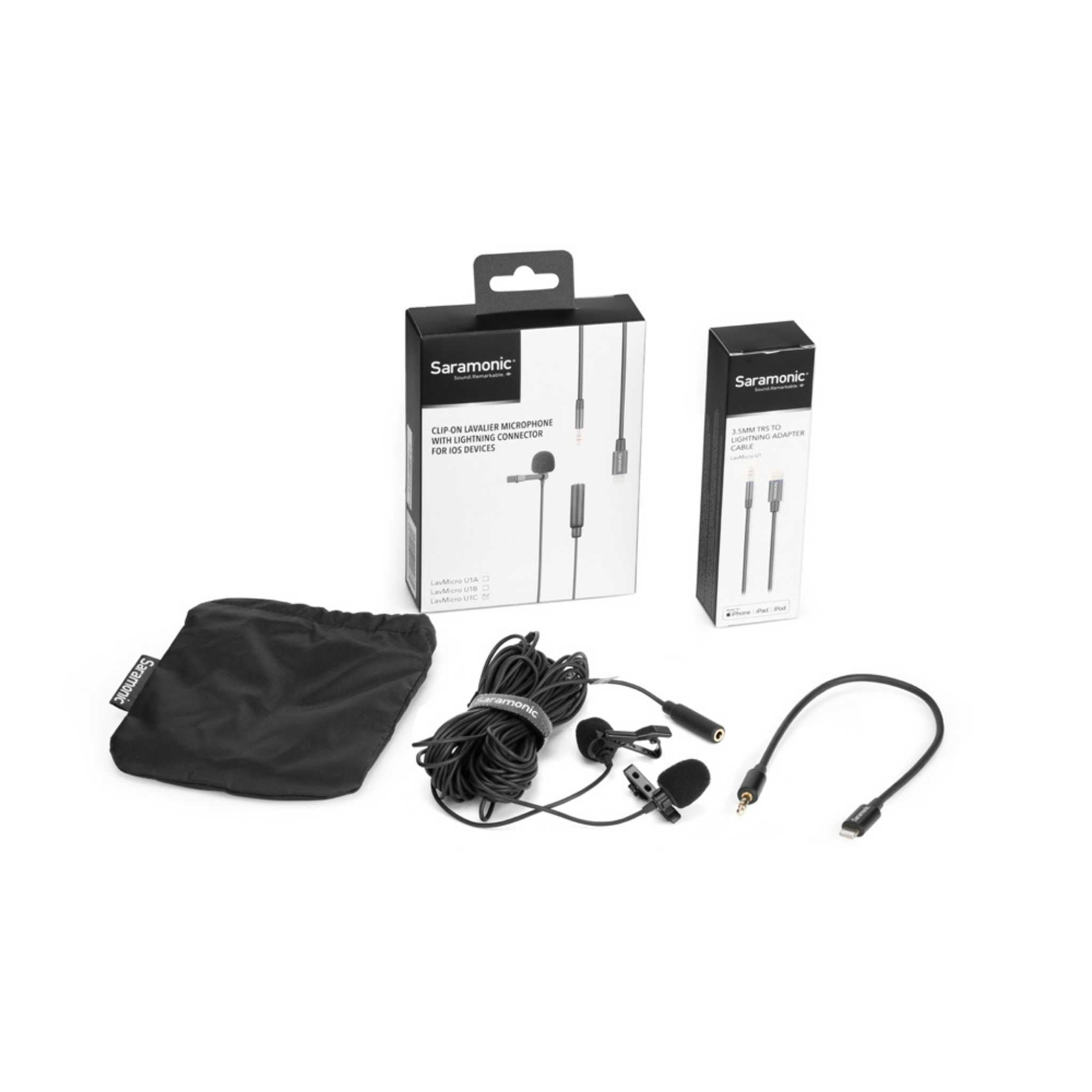 Saramonic LavMicro U1C Dual head clip-on microphone