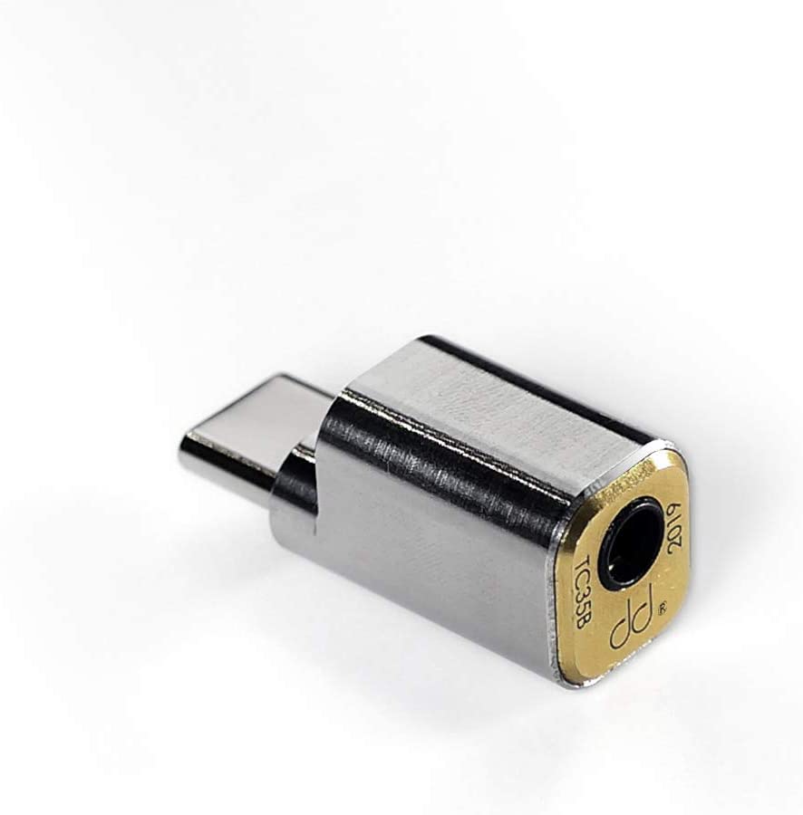 DD TC35B 2021 Male USB-C to Female Jack 3.5mm DAC Adapter CTIA