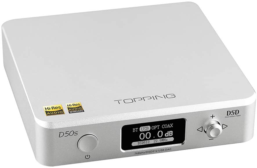 Topping D50s – Multi-input LDAC, PCM768 & DSD512 DAC