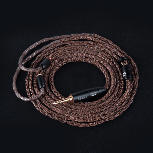 KB Ear 16 core pure copper cable With 2.5/3.5/4.4 Earphone Cable