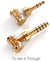 DDHIFI DJ35AG (3.5mm male to 2.5mm female) / DJ44AG (4.4mm male to 2.5mm female) Gold Version Adapter