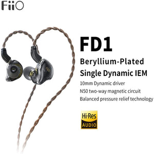 Fiio FD1 Beryllium-Plated Single Dynamic IEM