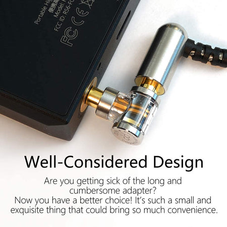 DDHIFI DJ35A 3.5mm to 2.5mm female and DJ44A 4.4 to 2.5mm female adapter