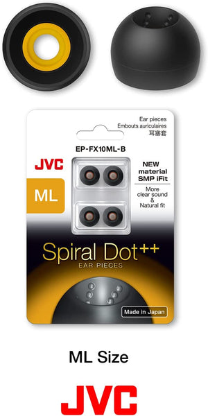 JVC Spiral Dot ++ Eartips