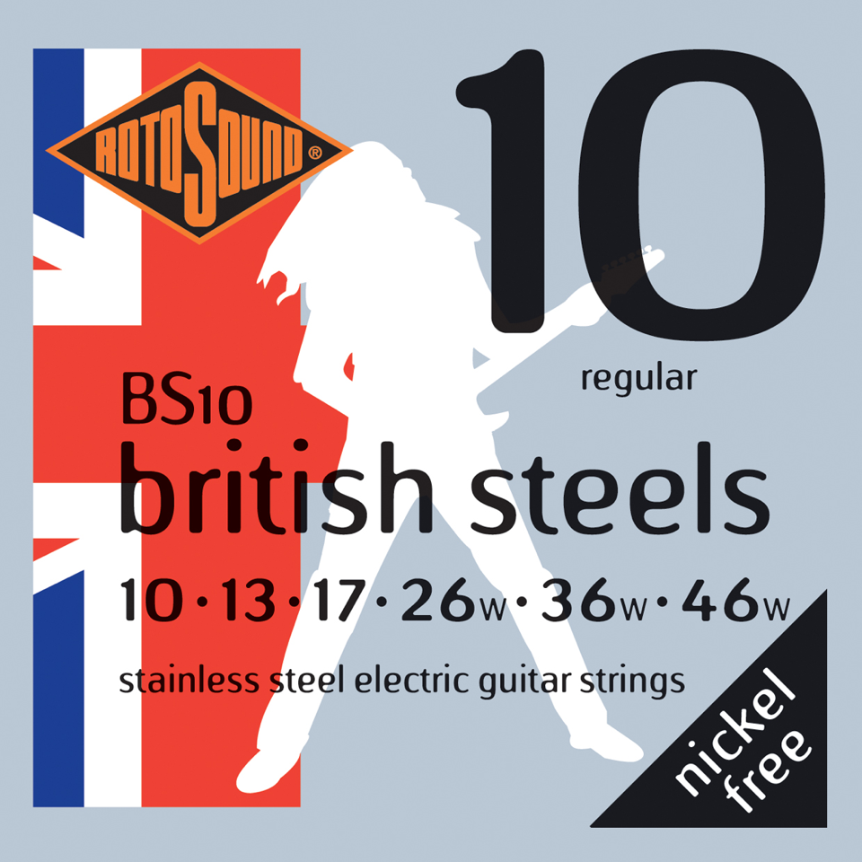 Rotosound Music Strings- British Steels Electric Guitar Strings