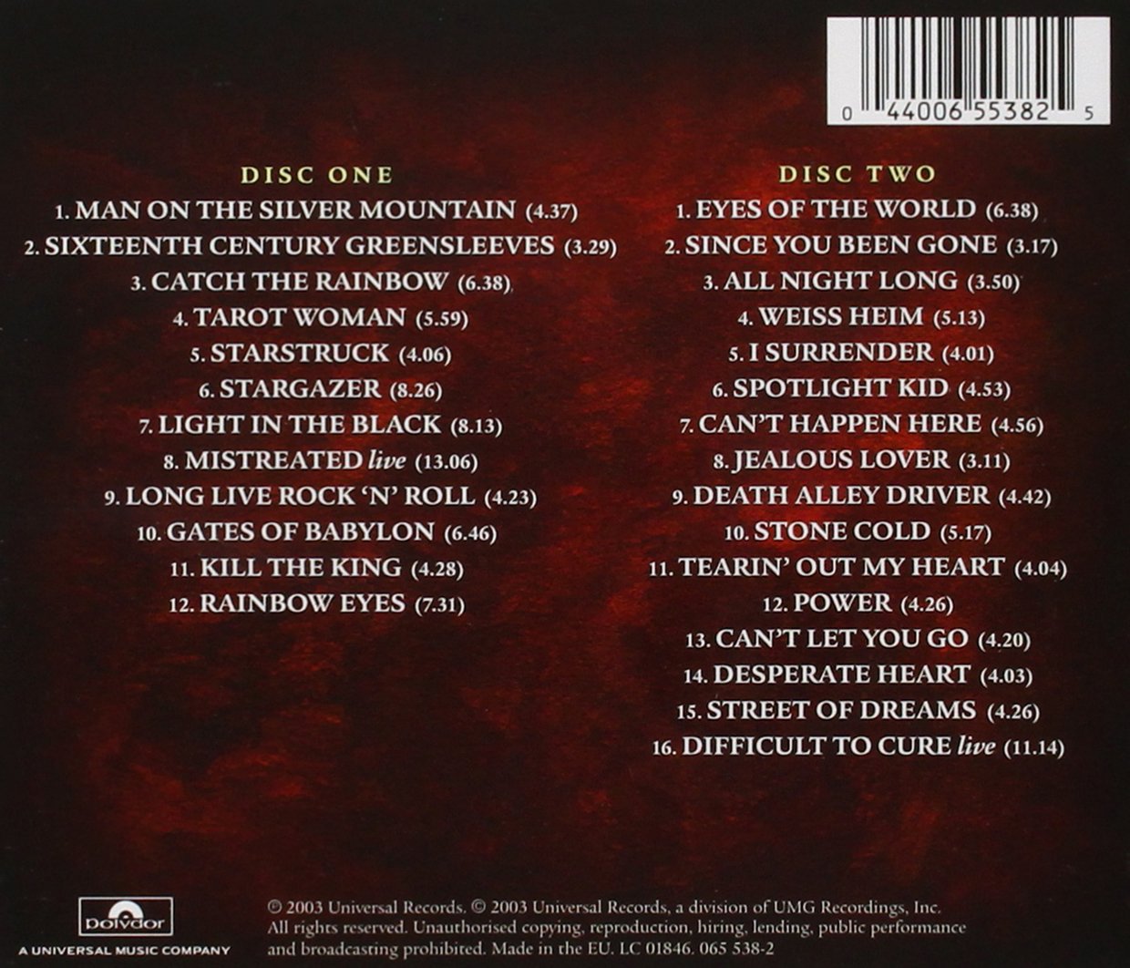 Rainbow - Catch That Rainbow