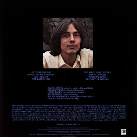 Jackson Browne - Late for the sky (Used) (Mint Condition)