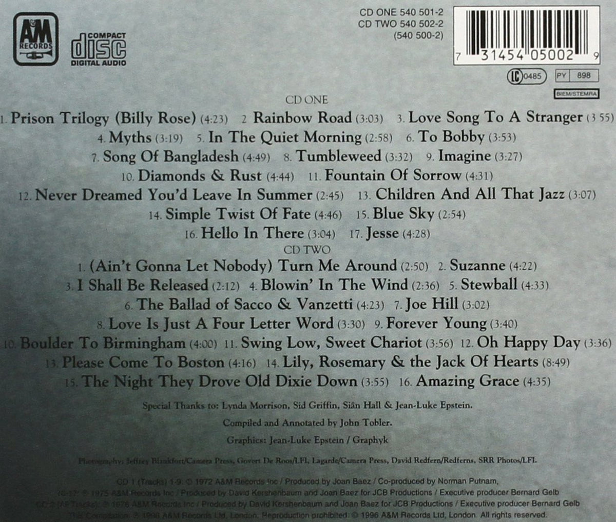 Joan Baez - Diamonds