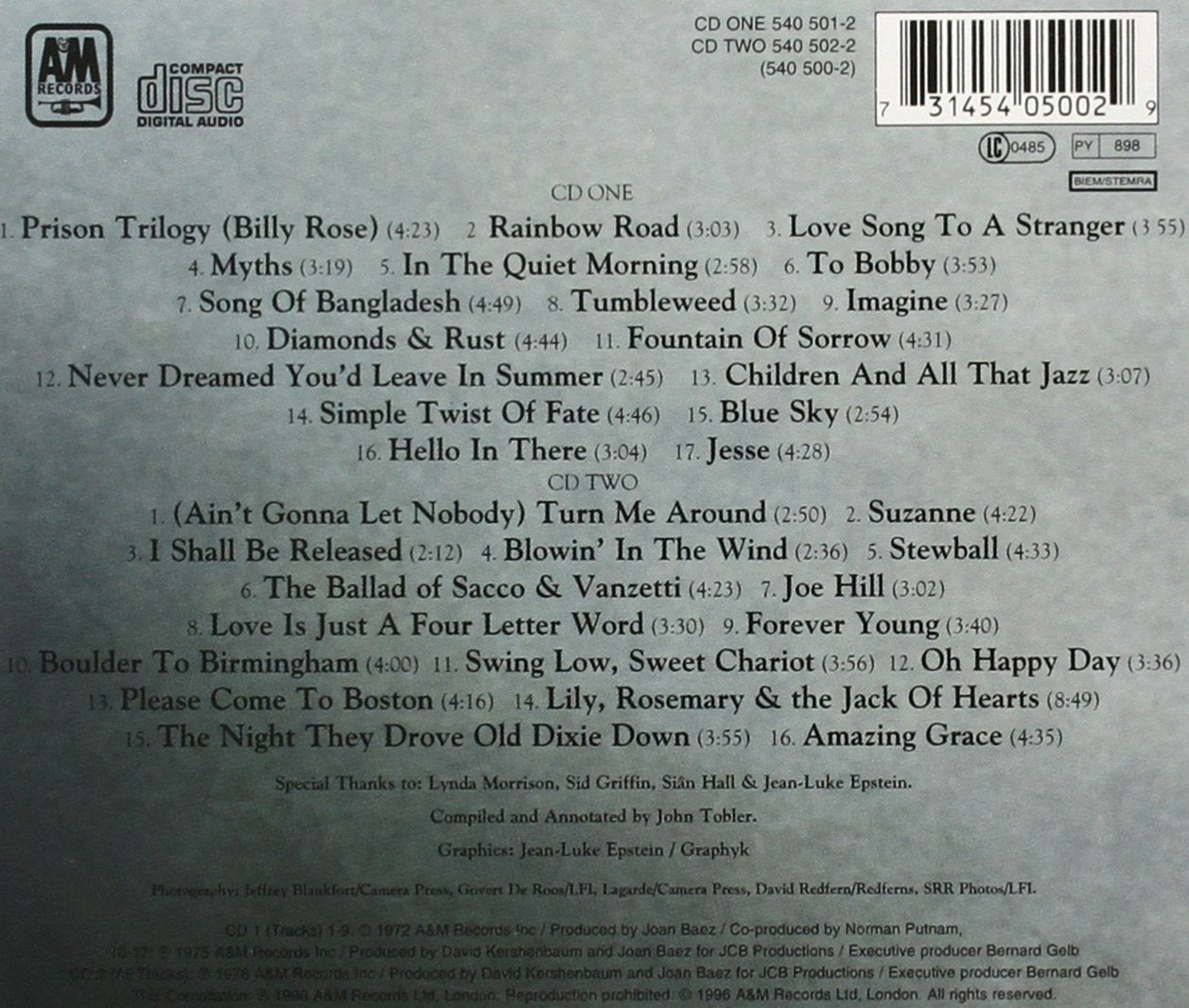 Joan Baez - Diamonds