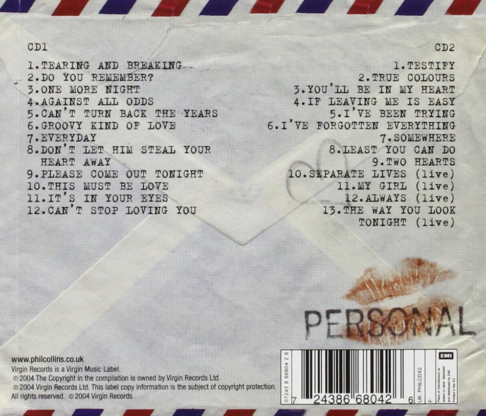 Phil Collins ‎– Love Songs (A Compilation... Old And New)