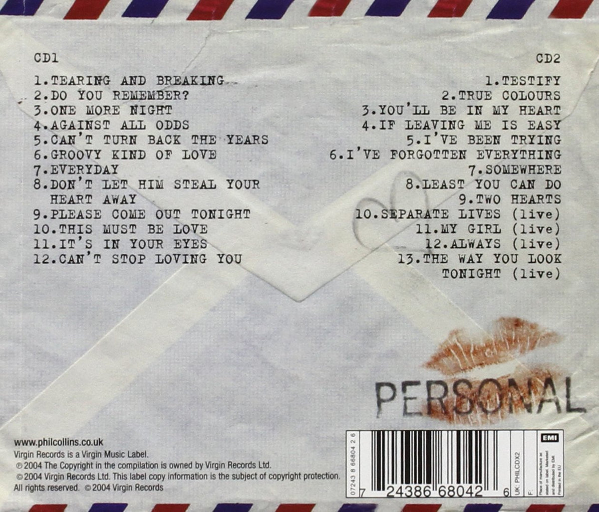 Phil Collins ‎– Love Songs (A Compilation... Old And New)