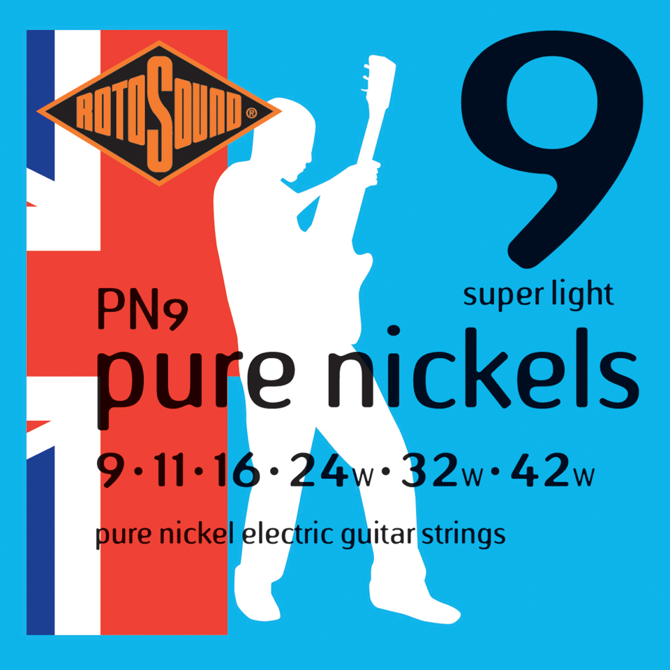Rotosound Pure Nickels Electric Guitar Strings - Gears For Ears