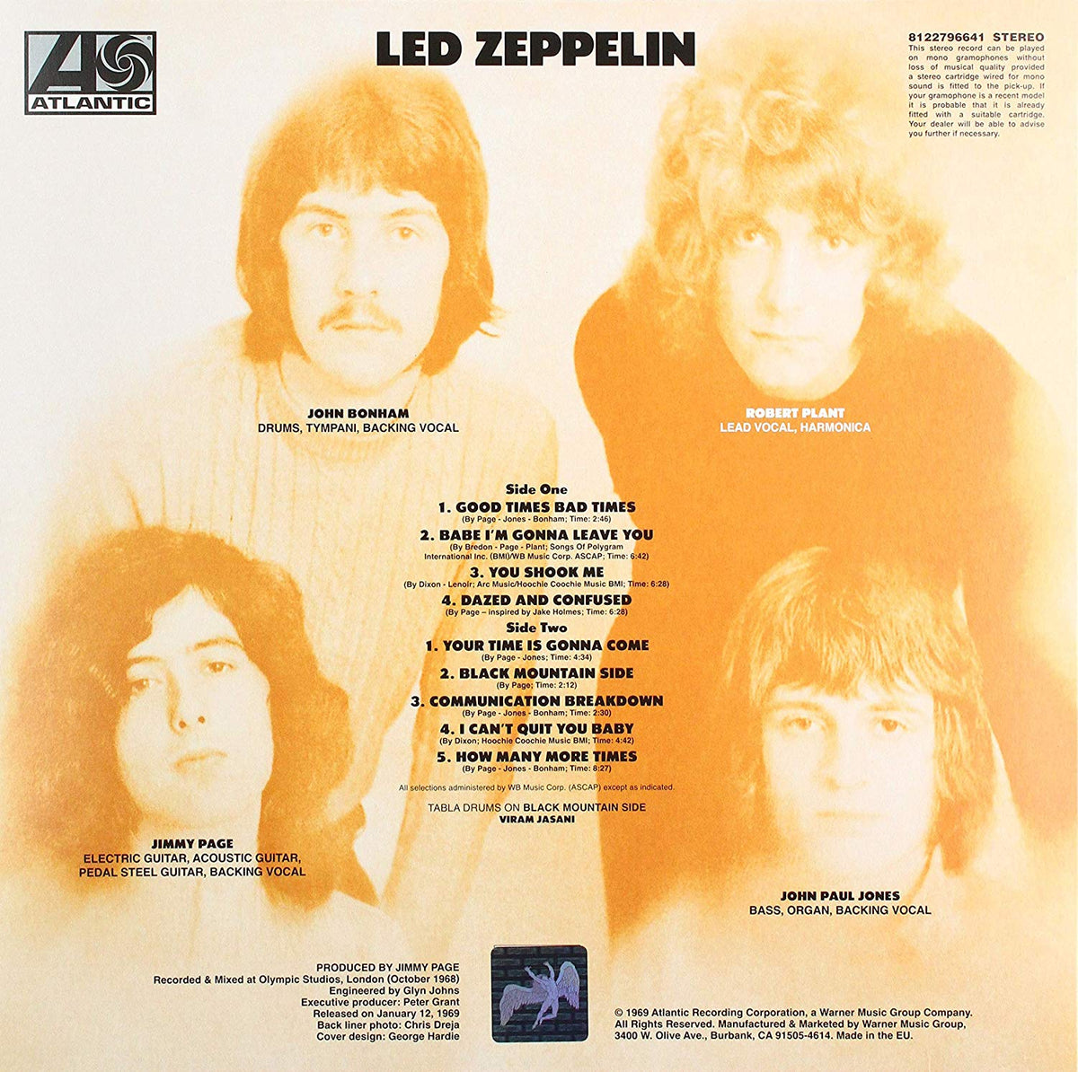 Led Zeppelin - I (Used) (Mint Condition)