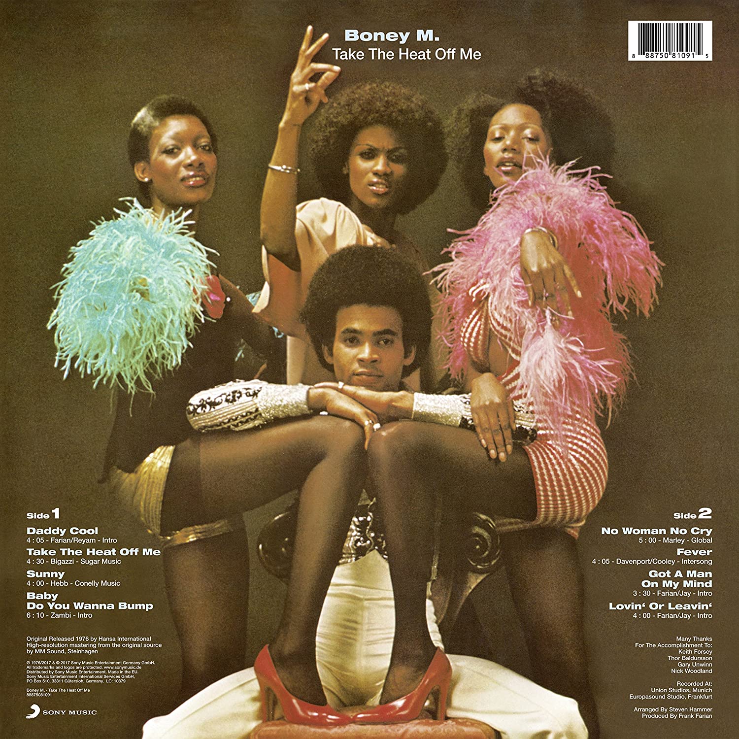 Boney M. - Take The Heat Of Me (Used) (Mint Condition)