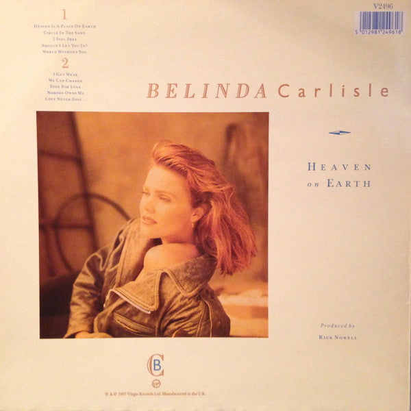 Belinda Carlisle – Heaven On Earth (Used) (Mint Condition)