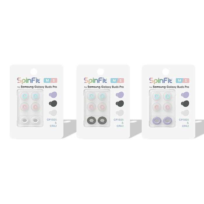 Spinfit CP1025 + CPA2 Silicone Eartips for Samsung Galaxy Buds Pro