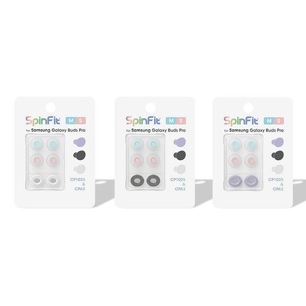 Spinfit CP1025 + CPA2 Silicone Eartips for Samsung Galaxy Buds Pro