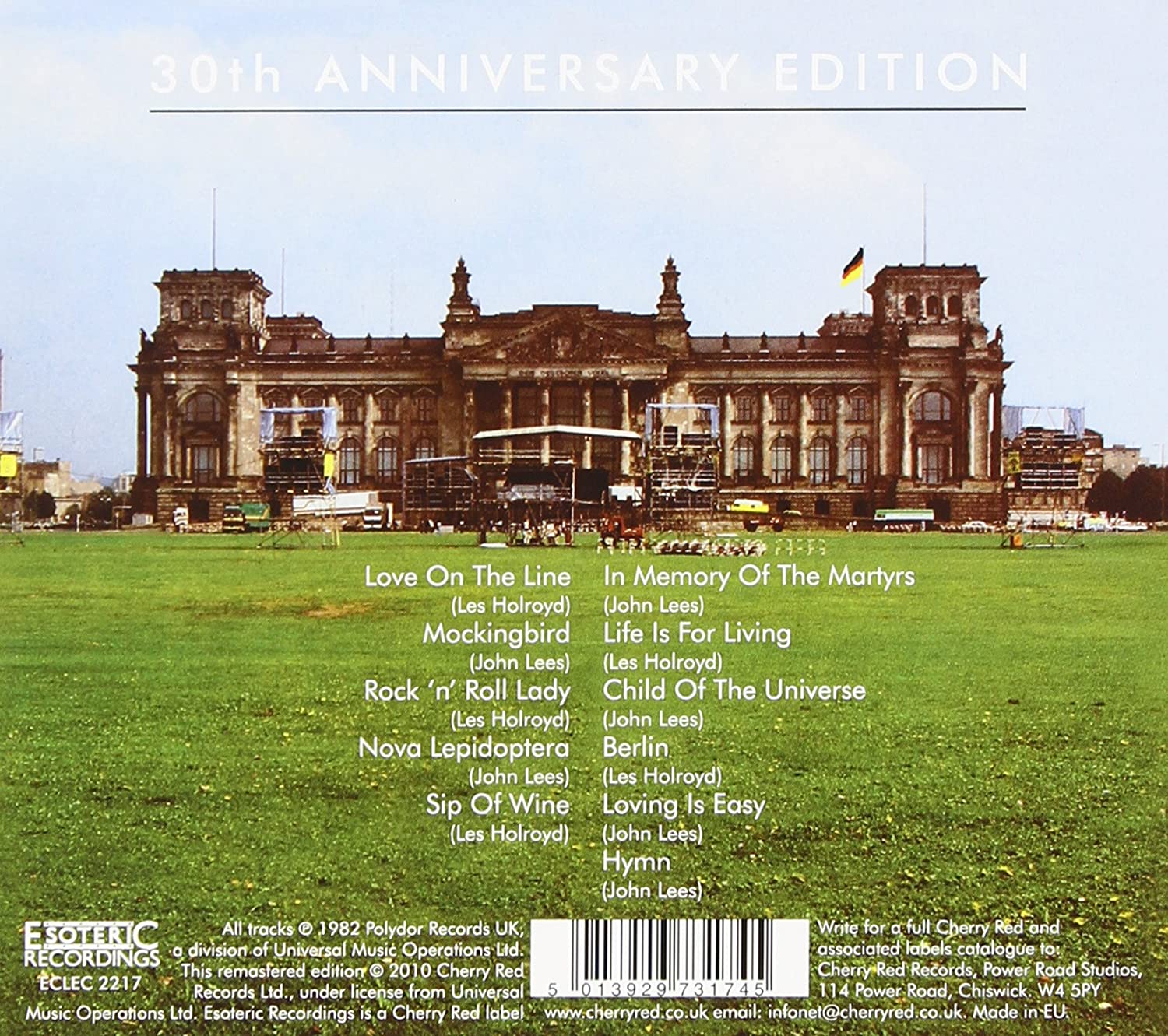 Barclay James Harvest - Berlin-A concert for the people (Used) (Mint Condition)