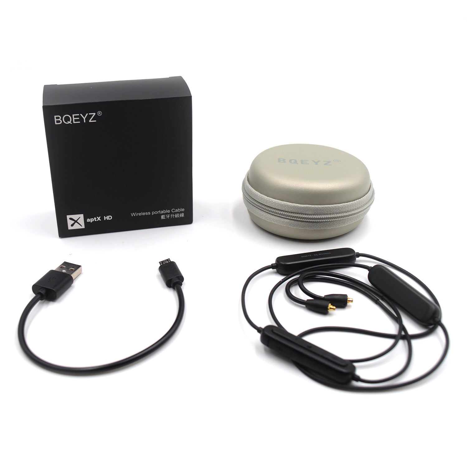 BQEYZ Z3 MMCX/ 2Pin 0.78mm Bluetooth 5.0 AptX-HD Wireless HiFi Earphone Cable