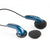 WOOEASY DIY VIDO Earbud (Blue & Black) - Gears For Ears