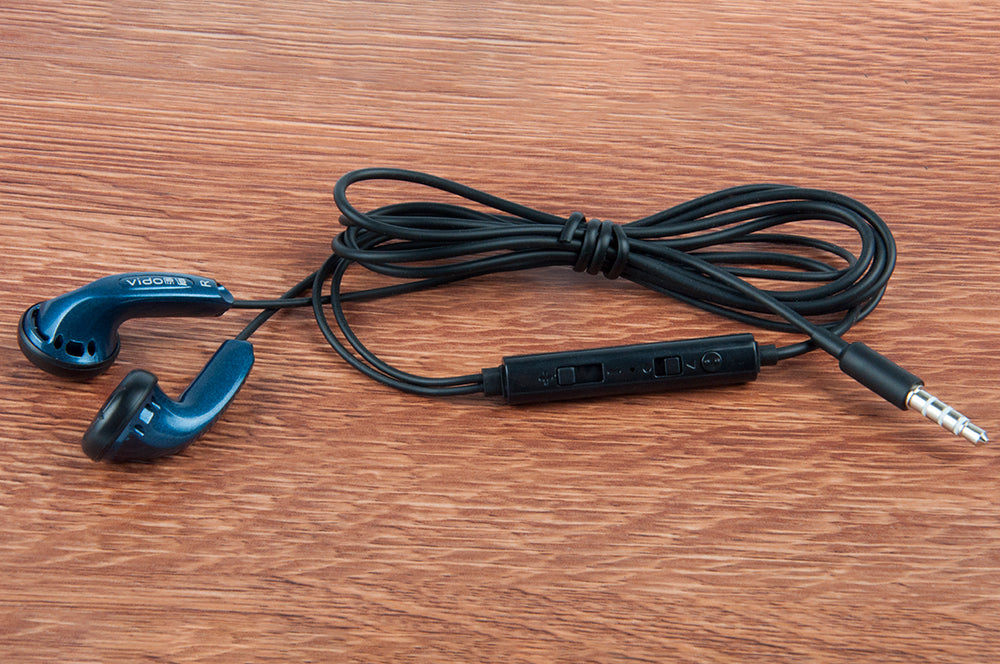 WOOEASY DIY VIDO Earbud (Blue & Black)