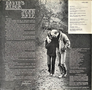 Joan Baez – David's Album (Used) (Mint Condition)