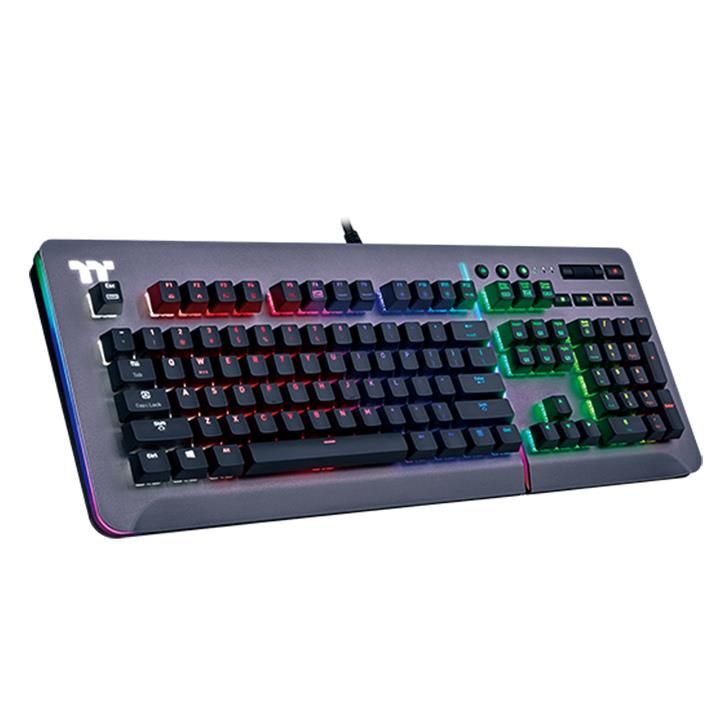 Thermaltake Level 20 RGB Titanium Gaming Keyboard Cherry MX Speed Silver