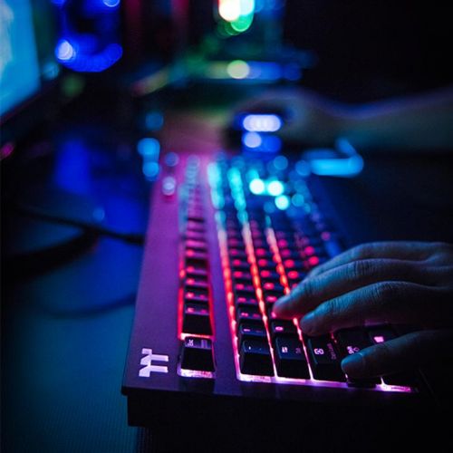 TT eSports Premium X1 RGB Cherry MX Silver Keyboard