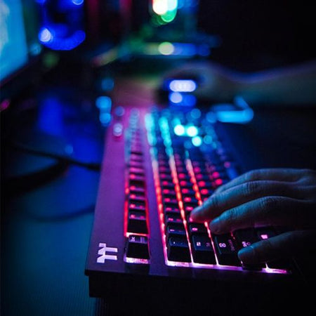 TT eSports Premium X1 RGB Cherry MX Silver Keyboard