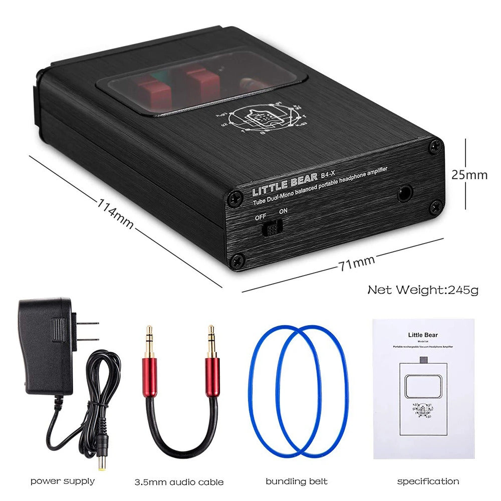 Little Bear B4X Portable Tube Amplifier Gears For Ears