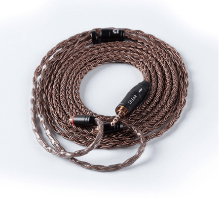 KB Ear 16 core pure copper cable With 2.5/3.5/4.4 Earphone Cable
