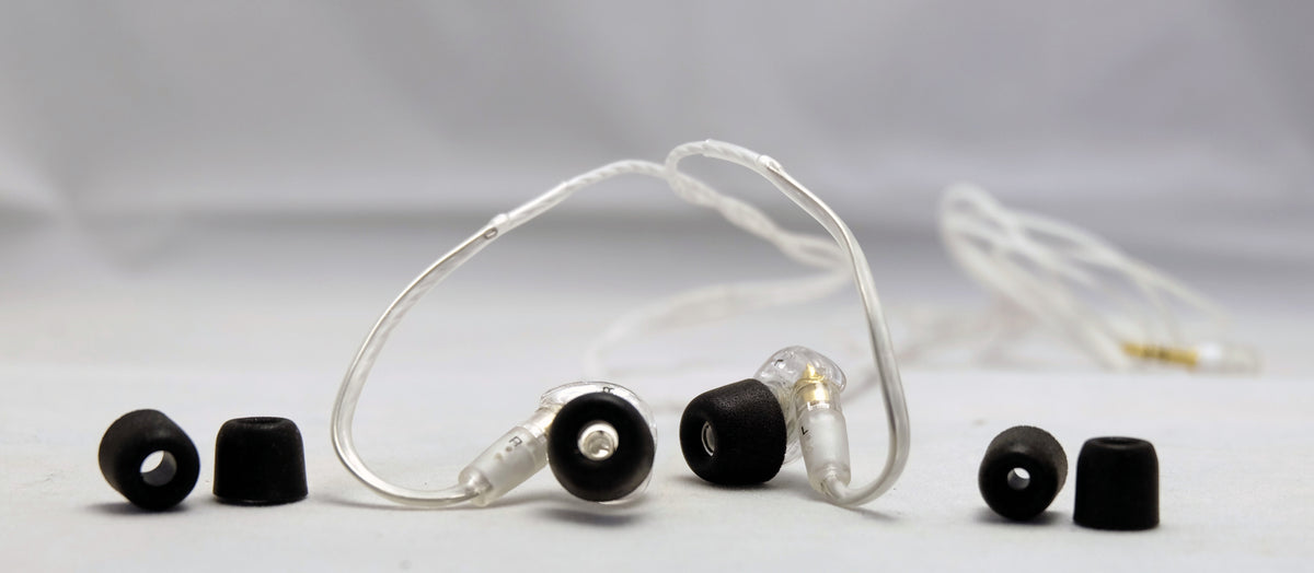Dekoni Premium Memory Foam Isolation Earphone Tips black – Mercury 4.9mm