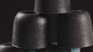 Dekoni Premium Memory Foam Isolation Earphone Tips black – Mercury 4.9mm