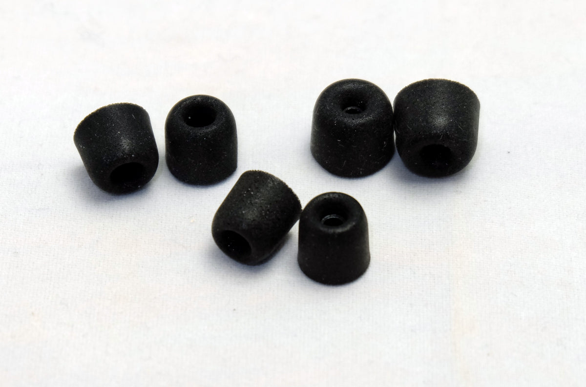 Dekoni Premium Memory Foam Isolation Earphone Tips black – Mercury 4.9mm