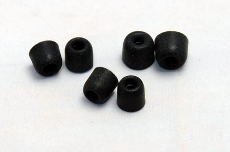 Dekoni Premium Memory Foam Isolation Earphone Tips black – Mercury 4.9mm