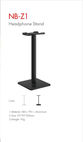 Aluminium Headphone Stand - New Bee - Black