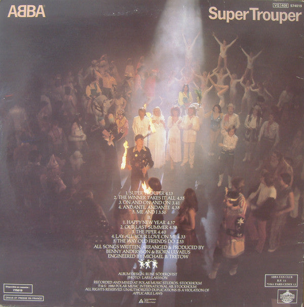 ABBA - Super Trouper (Used) (Very Good Condition)