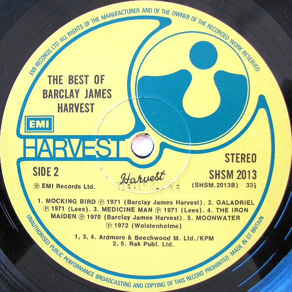 Barclay James Harvest – The Best Of Barclay James Harvest Used Vinyl