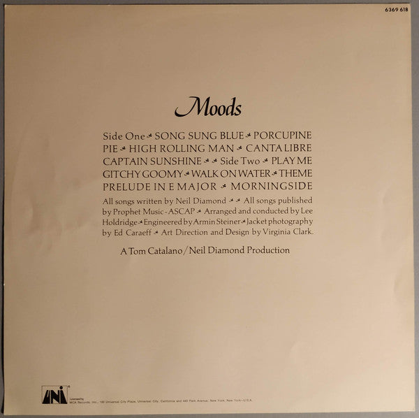 Neil Diamonds (Moods) (Used) (Very Good Condition)