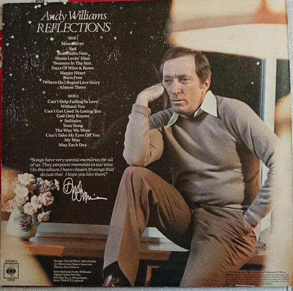 Andy Williams – Reflections (Used) (Mint Conditions)