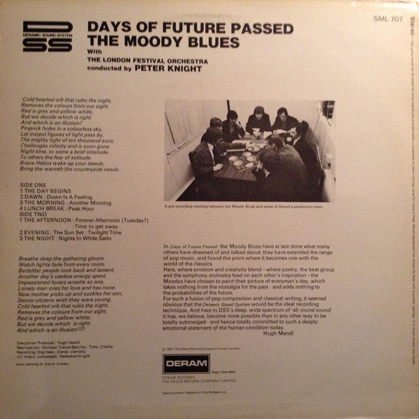 The Moody Blues With The London Festival Orchestra Conducted By Peter Knight (5) – Days Of Future Passed (Used) (Mint Condition)